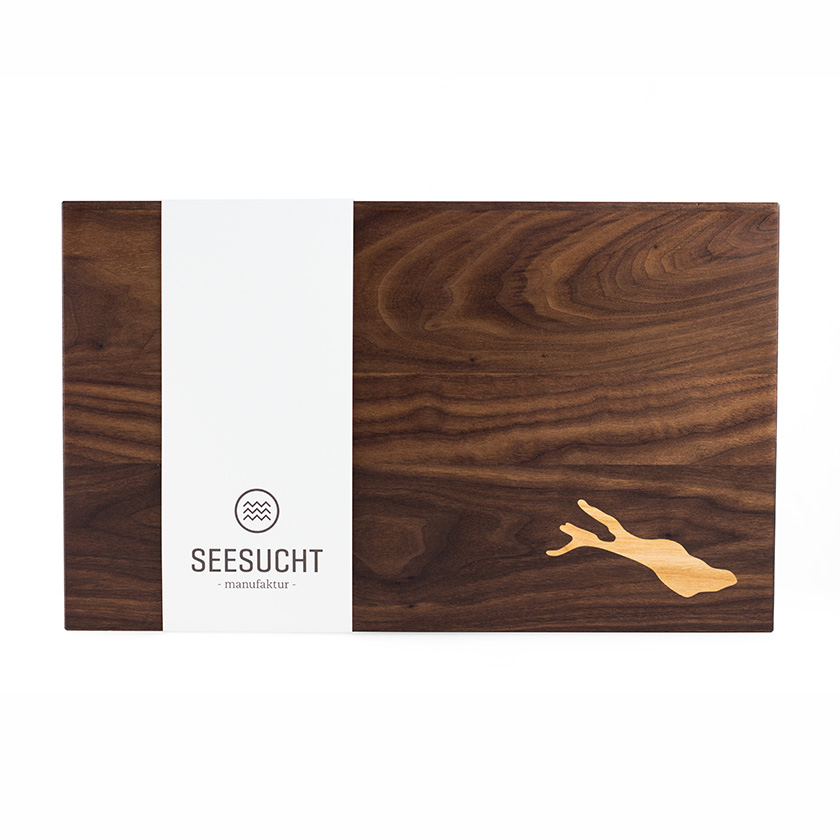 Schneidebrett Bodensee Nuss Seesucht