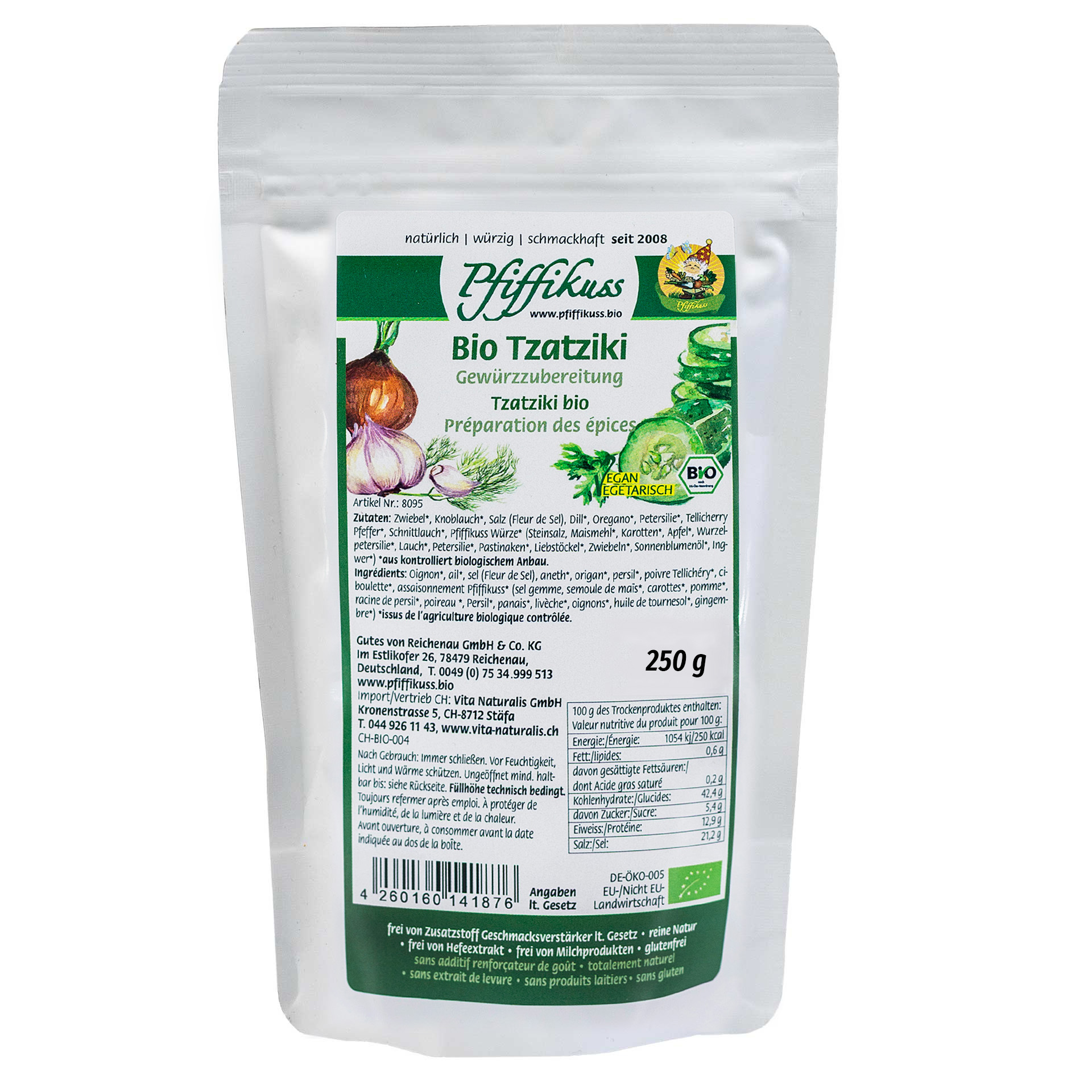 Bio Gewürzmischung Tzatziki 250g