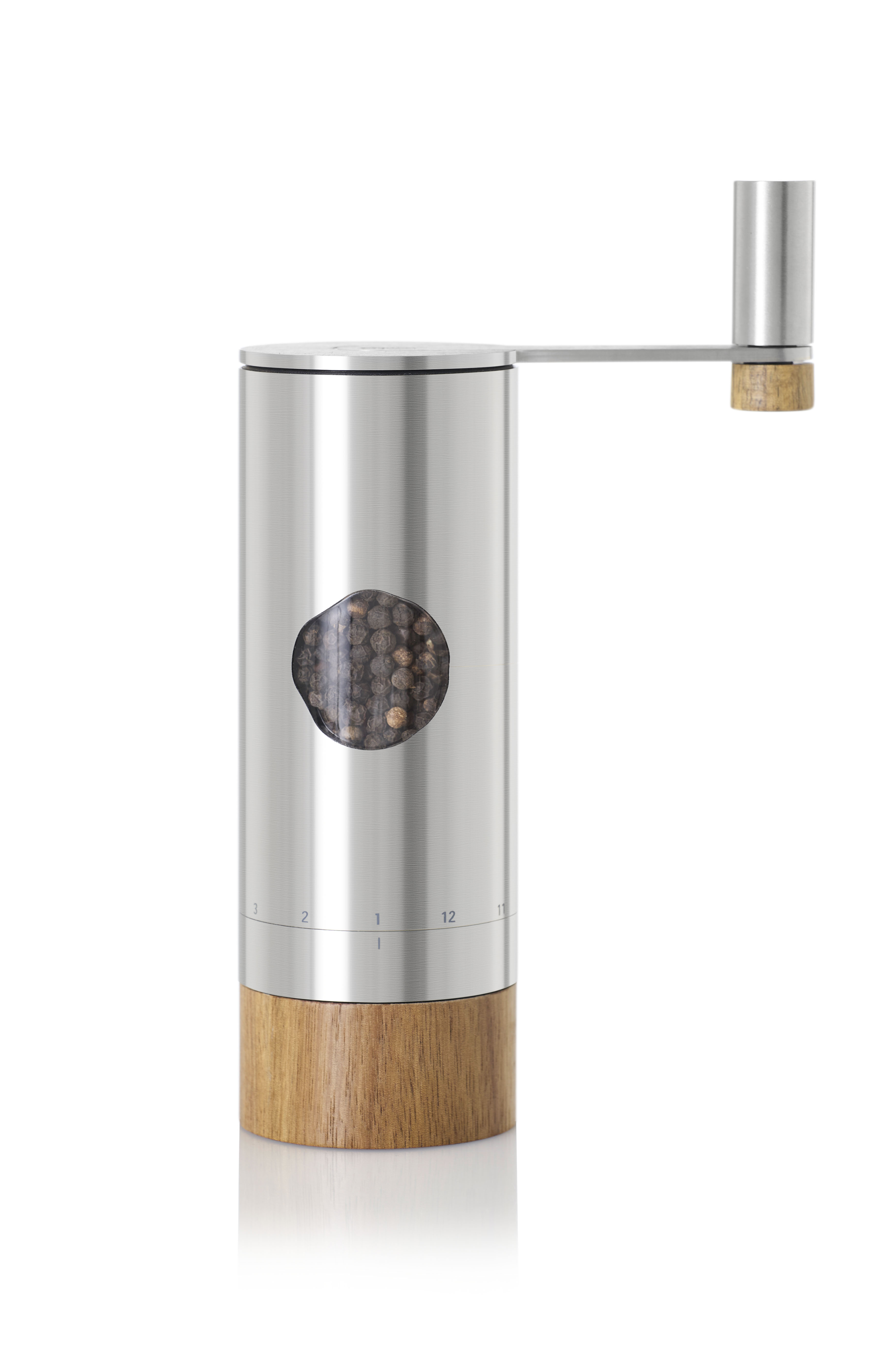 PFEFFER- ODER SALZ-GETRIEBEMÜHLE POWERMILL, EDELSTAHL SCHWARZ