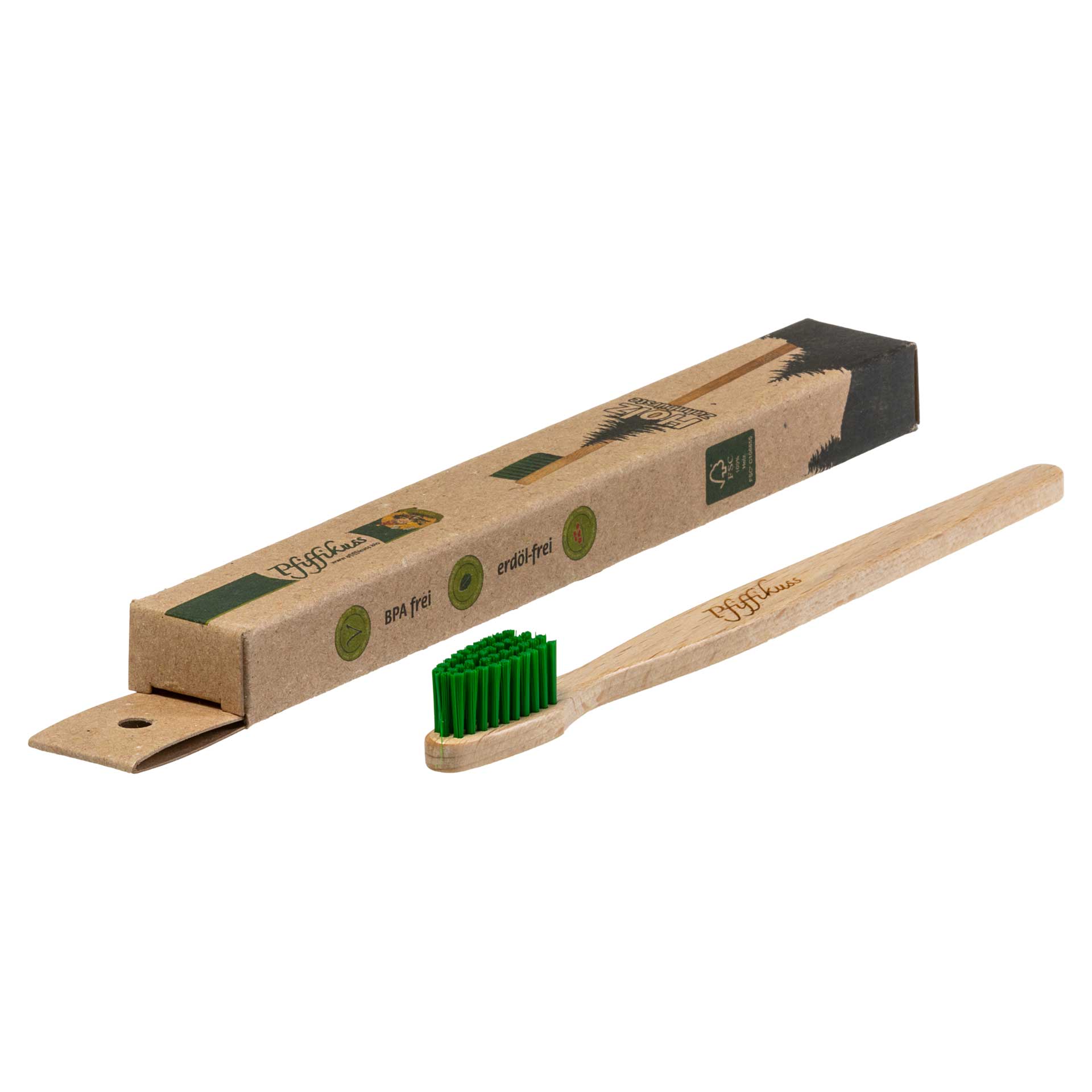 Holz Zahnbürste Pfiffikuss