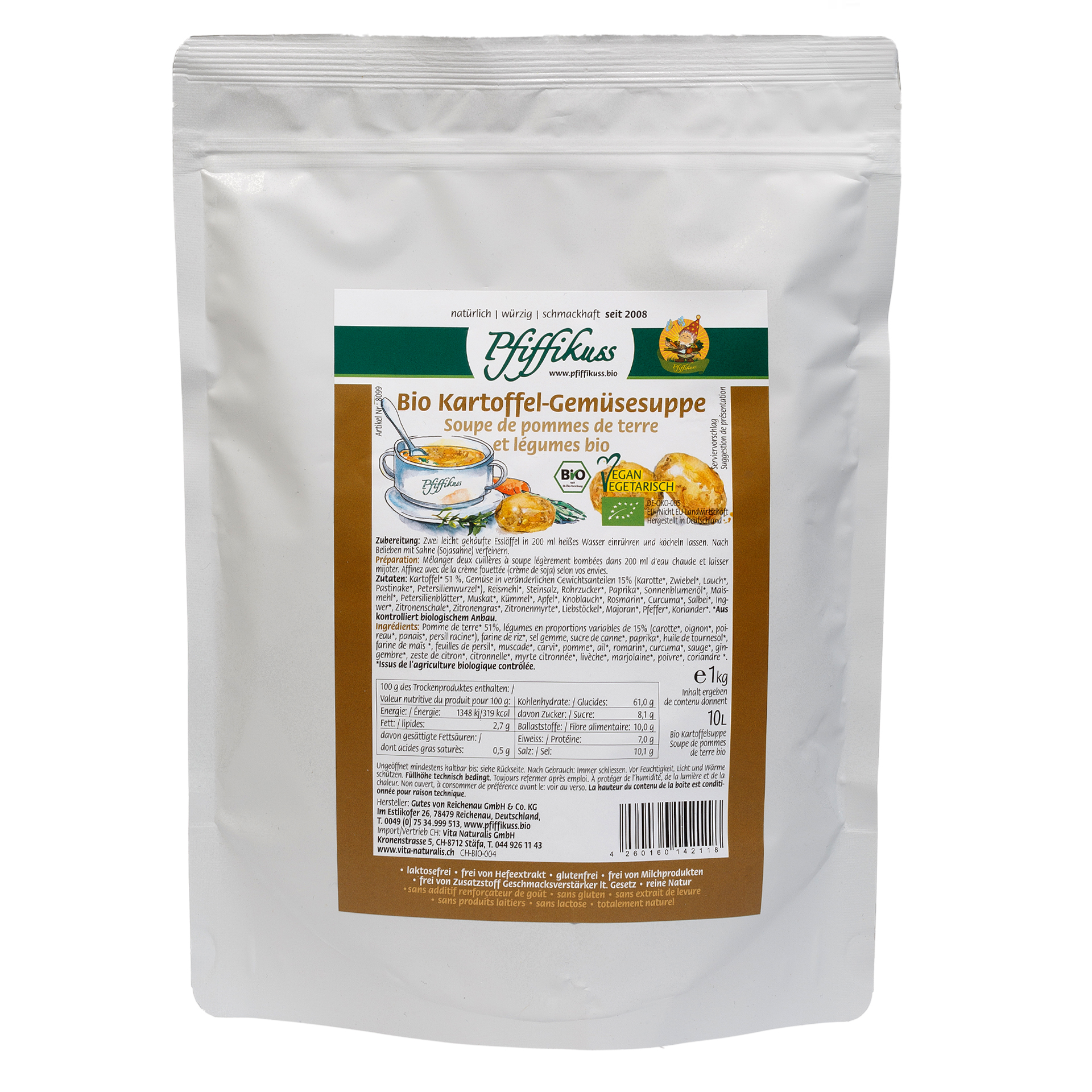 Bio Kartoffel-Gemüsesuppe 1kg