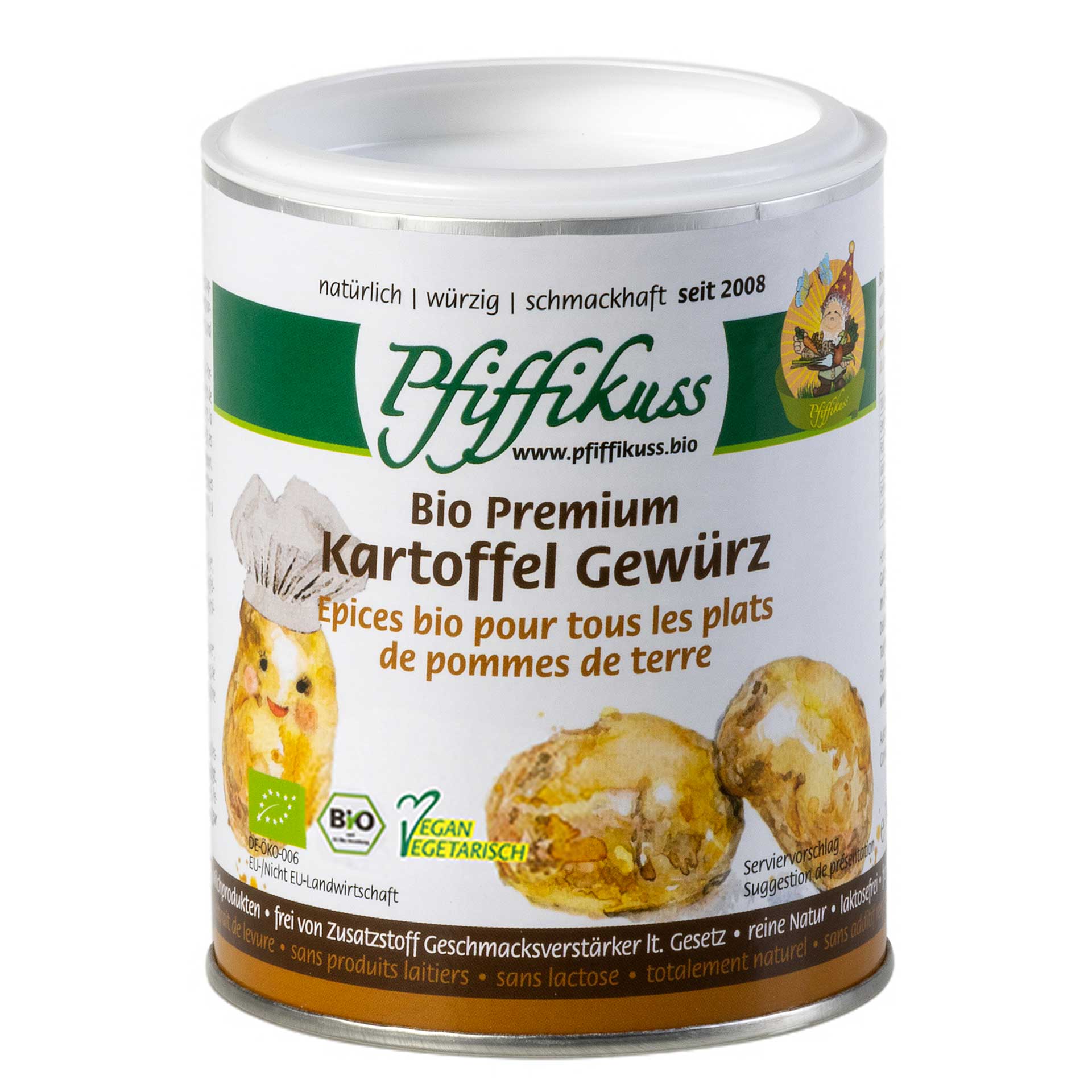 Kartoffelgewürz 100 g Dose Bio