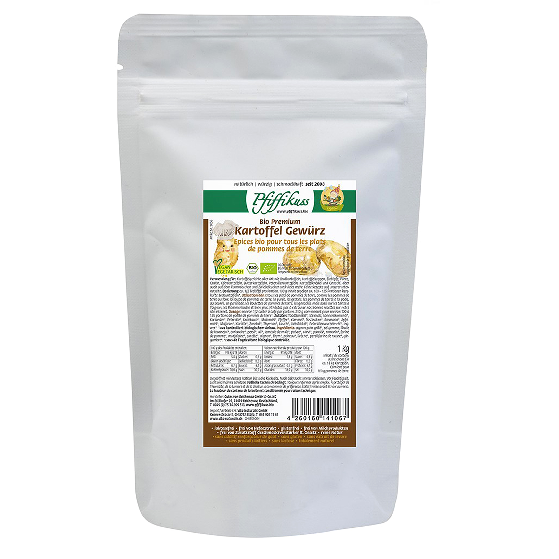 Kartoffelgewürz 1 Kilo Beutel Endverbraucher